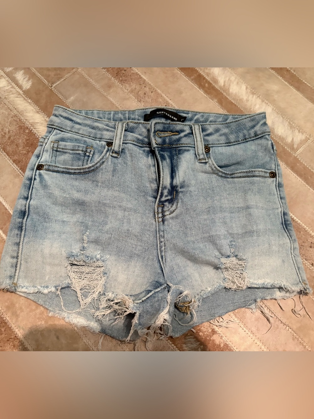 Contraband Girls Jean Shorts